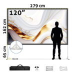 ESMART Professional MIMOBI Faltrahmen-Beamer-Leinwand