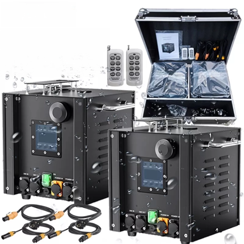 750W Cold Spark Funkenmaschine mit DMX- und Fernbedienungssteuerung, IP65-wasserdichtem Gehäuse mieten