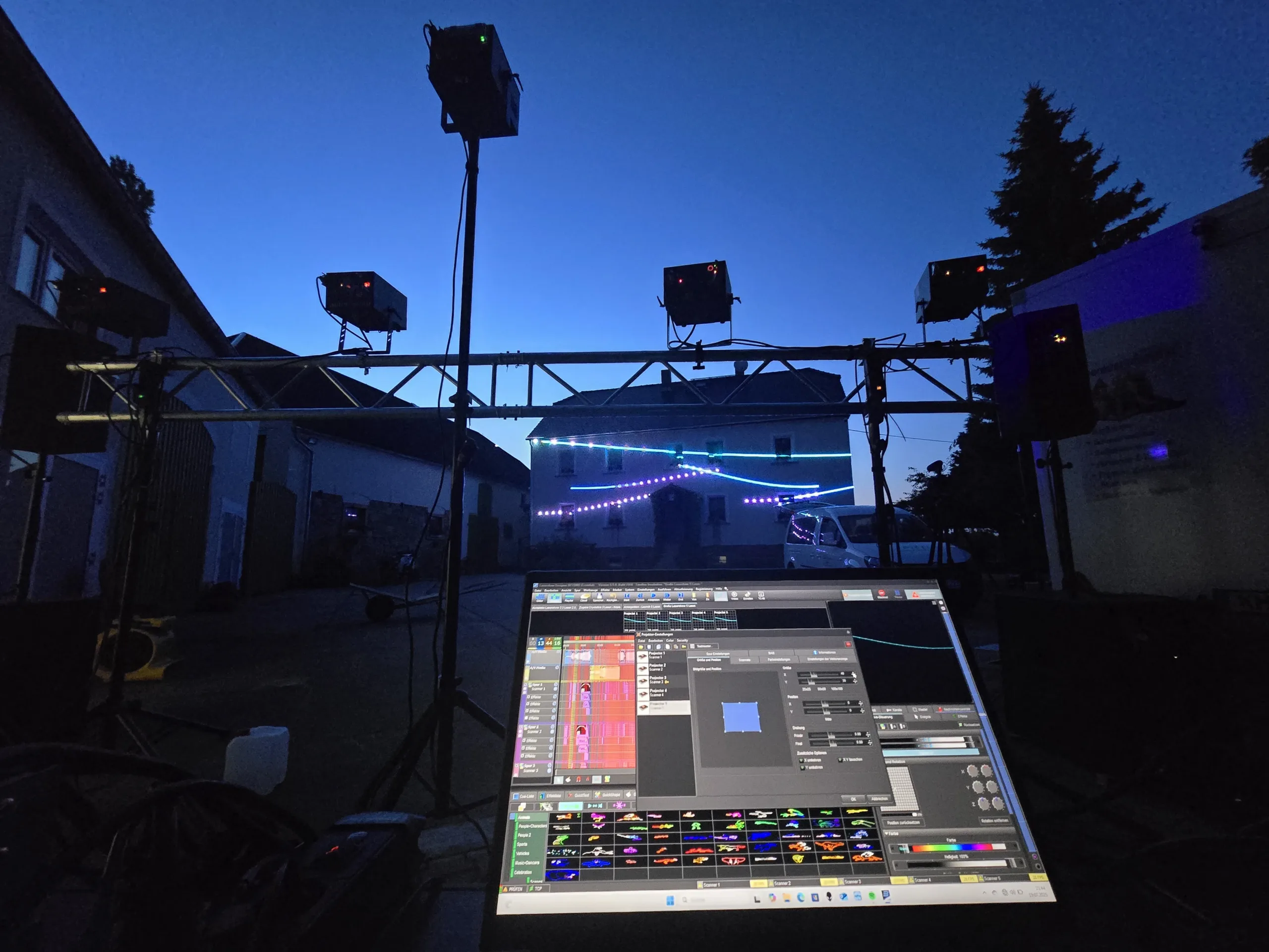 Professionelles Lichtdesign