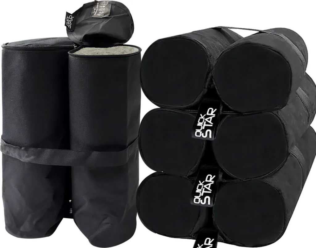 QUICK STAR Pavillon Fuss Gewichte 4er Set Sandtaschen