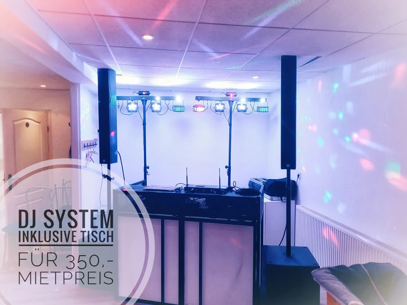 Pa-Anlage in Leipzig und Umgebung mieten! 3 Hochzeit Setup mieten